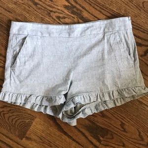 Ruffle shorts - 3 1/2 inch inseam